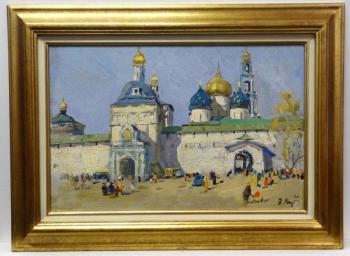 Sergiev Possad, Outside the gates of Sergiev Posad by 
																			Edvard Virgikovski