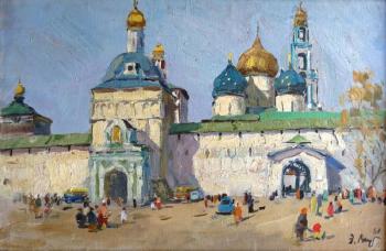 Sergiev Possad, Outside the gates of Sergiev Posad by 
																			Edvard Virgikovski