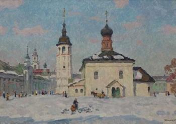 Suzdal in winter by 
																			Andrei Ounkovskii