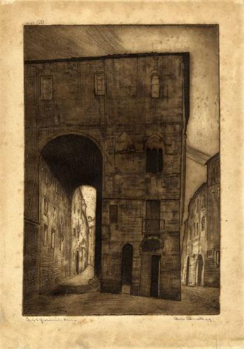 Porta San Giovanni (Siena). Canale veneziano by 
																	Carlo Cainelli