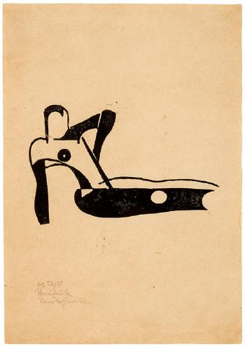 Seated Figure, Reclining Female Figure, Embracing Figures by 
																			Hans Haffenrichter