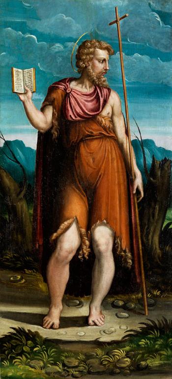 Heiliger Johannes der Täufer by 
																			Jacopo Zanguidi