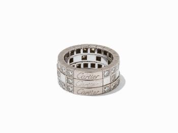 3 Cartier Rings with Diamonds by 
																			 Cartier