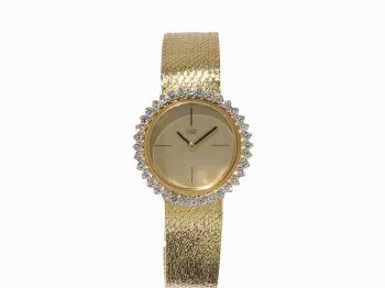 18K Gold Ladies' Wristwatch with 23 Diamonds by 
																			 Cito Uhrenfabrik