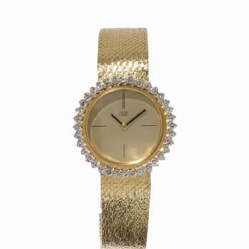 18K Gold Ladies' Wristwatch with 23 Diamonds by 
																			 Cito Uhrenfabrik