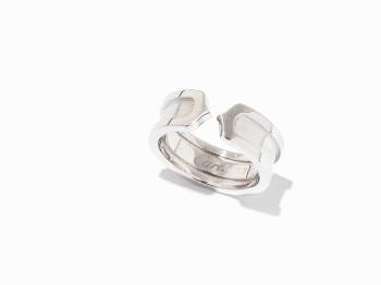 Logo Double C Ring by 
																			 Cartier