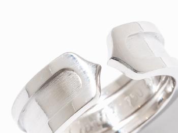 Logo Double C Ring by 
																			 Cartier