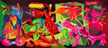 Saul's Guernica by 
																			Peter Saul