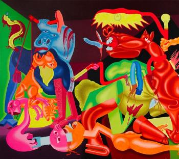 Saul's Guernica by 
																			Peter Saul