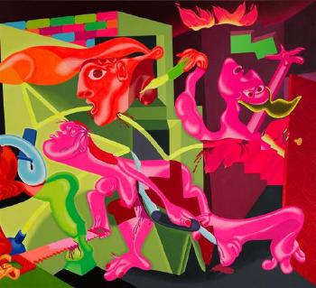 Saul's Guernica by 
																			Peter Saul