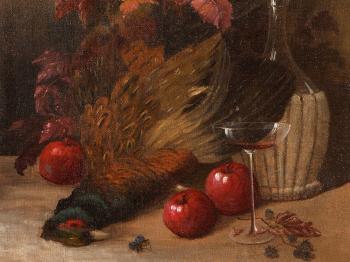 Autumnal still life by 
																			Joseph Correggio