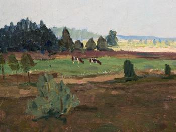 In the Luneburg Heath by 
																			Carl Jorres