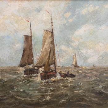 Alias Jan Tenhagen, Seascape by 
																			Hans Wacker-Elsen