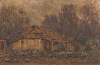Pioneers bush shack by 
																	John Salvana