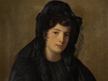 Portrait of a Lady by 
																			Joseph Vaudechamp
