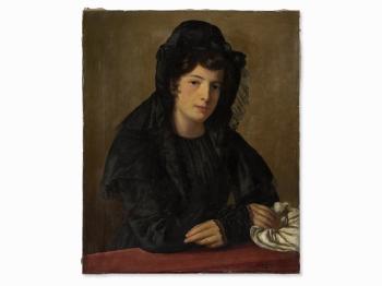 Portrait of a Lady by 
																			Joseph Vaudechamp