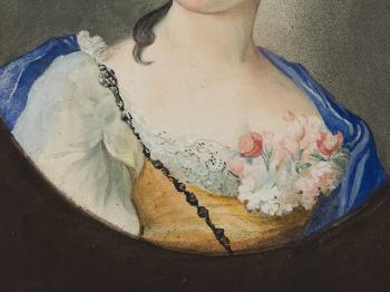 Portrait of a Young Lady by 
																			Franz Lieder