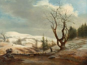 Bosels Spitze, near Dresden by 
																			Frederik Michael Ernst Fabritius de Tengnagel