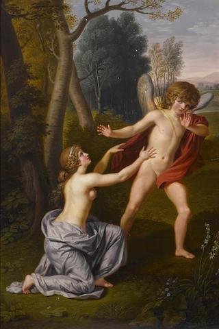 Cupid and Psyche by 
																	Ludwig Guttenbrunn