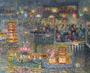 Lantern Festival, 1987 by 
																	 Zhang Longji