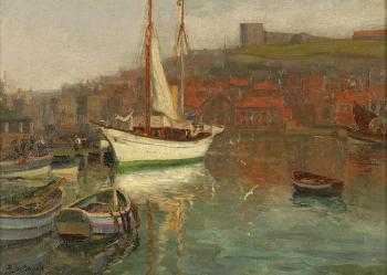 Whitby by 
																	Augustus William Enness