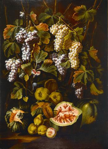 A still life with fruit by 
																	Michele di Campidoglio