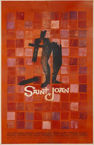 Saint Joan by 
																	Saul Bass