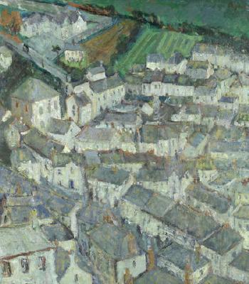 Mousehole rooftops by 
																	Adrian Ryan