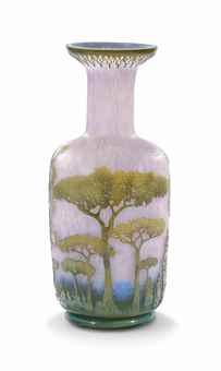 A Vase by 
																	 Imperial Glass Factory