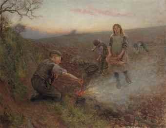 Burning weeds by 
																	John Dalzell Kenworthy