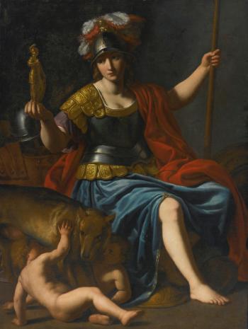 Bellona With Romulus And Remus by 
																	Alessandro Turchi