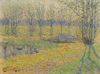 Meadow Pond by 
																	Vilhelms Purvitis