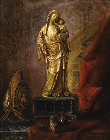 Vierge du Louvre du Xive Siècle by 
																	Lucien Przediorski