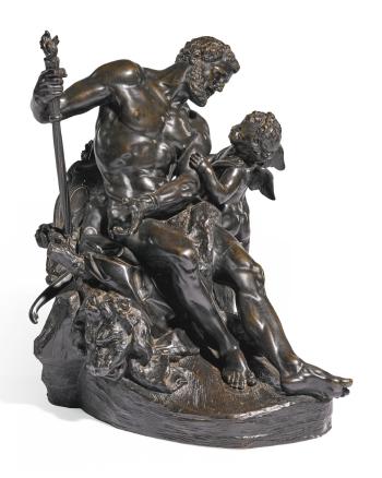 Hercule Enchaîné Par L'amour (Hercules Enslaved by Love) by 
																	Jean Joseph Vinache