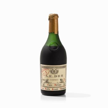 One bottle of Cognac Tres Vieille Grande Champagne Réserve No. 5 “Louis-Philippe” by 
																			 A E Dor