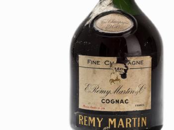 One bottle of Fine Champagne Cognac by 
																			 Remy Martin