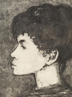 Head of a girl by 
																	Ludmila Jirincova