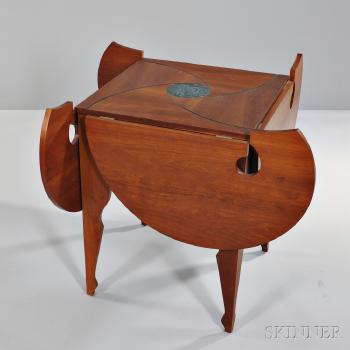 Whirling Dervish I Drop-leaf Table by 
																			Martha Plusquellec