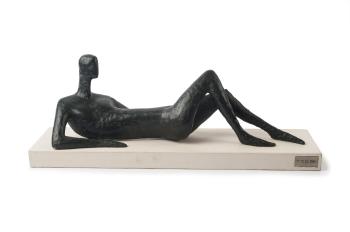 Recling female nude by 
																			Ruth Trobe