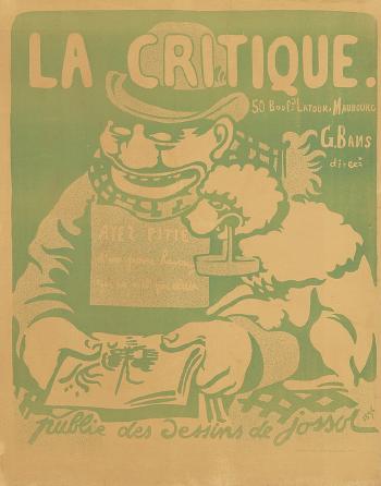 La Critique by 
																	Henri Gustave Jossot