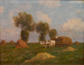 Hay cart by 
																			Ferenc Olgyai