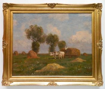 Hay cart by 
																			Ferenc Olgyai