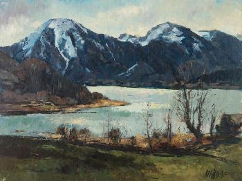 View on Tegernsee by 
																			Hermann Wallrapp