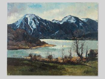 View on Tegernsee by 
																			Hermann Wallrapp