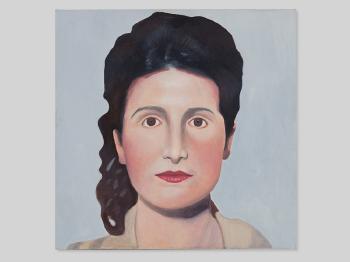 Self-portrait as Angelika Kauffmann by 
																			Irene Andessner