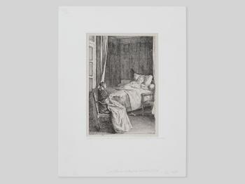 Sick Bed Visit by 
																			Jean Claude Richard de Saint-Non