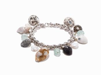 Seashell Charm Bracelet by 
																			 Trianon
