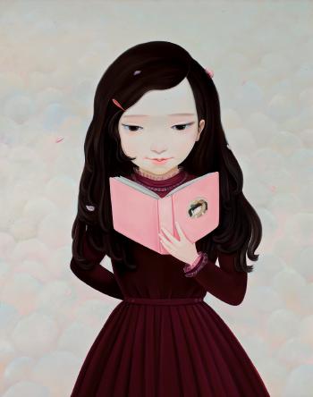 Reading Girl by 
																	 Sun Ying