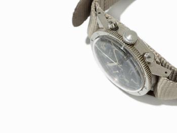 Type 20 military flyback chronograph by 
																			 Airain