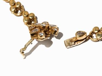 Rubin Necklace with Diamonds by 
																			 NUB